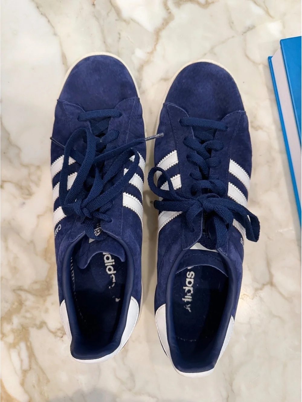 Adidas Campus Men's Sneakers Navy Blue Suede Size 9